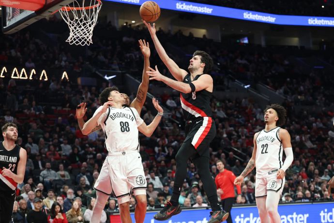 דני אבדיה, פורטלנד טרייל בלייזרס מול ברוקלין