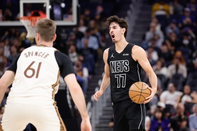 בן שרף שחקן ברוקלין נטס נגד גולדן סטייט