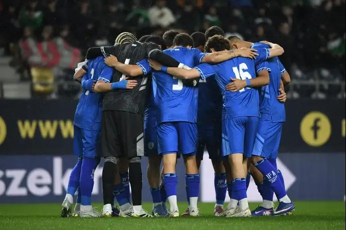 שחקני הנבחרת הצעירה של ישראל