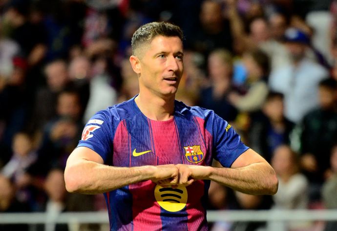 שחקן ברצלונה רוברט לבנדובסקי