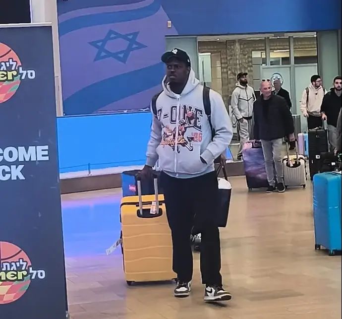 אייזיאה וויטהד, שחקן נס ציונה, עם נחיתתו בישראל