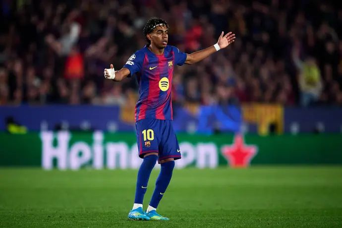 לאמין ימאל שחקן ברצלונה מאוכזב מול אתלטיקו מדריד