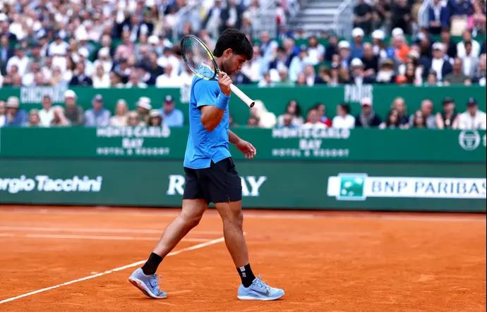 קרלוס אלקראס טניסאי ספרדי מאוכזב