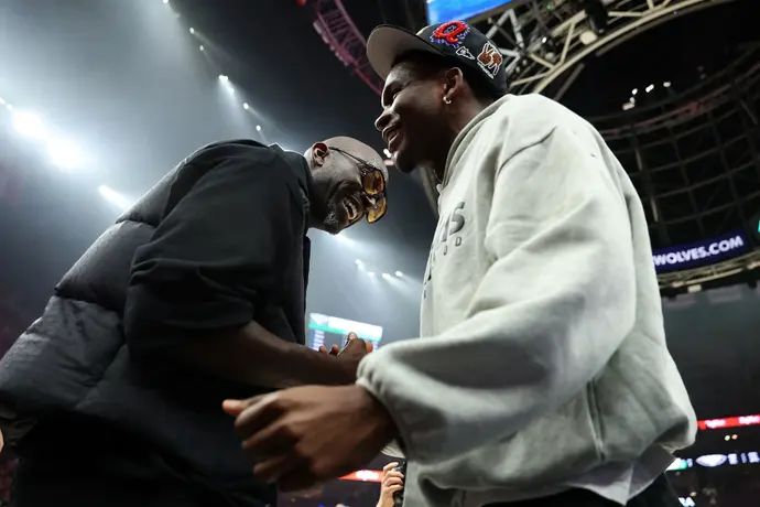 קווין גארנט עם אנתוני אדוארדס