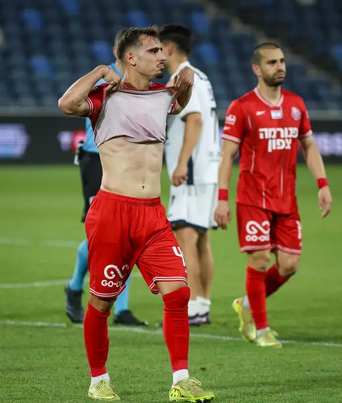 אנדריה רדולוביץ' שחקן הפועל חיפה מאוכזב