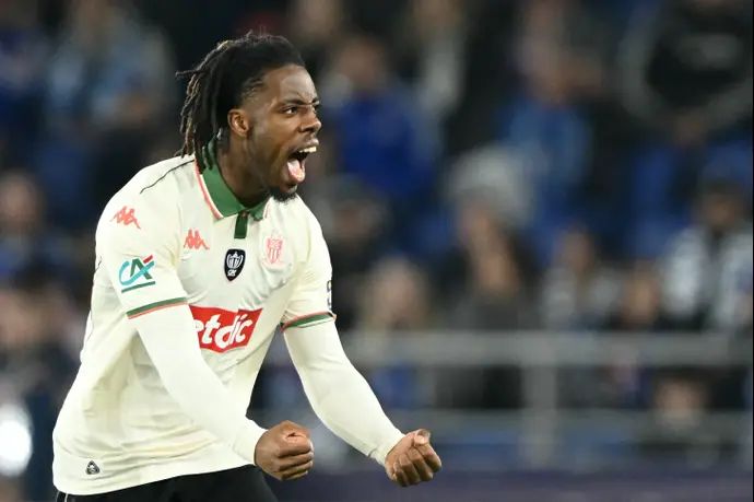 אלי ווהי שחקן ניס חוגג שער