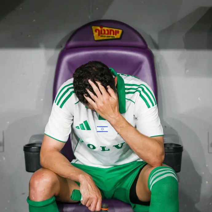 דולב חזיזה שחקן מכבי חיפה מאוכזב