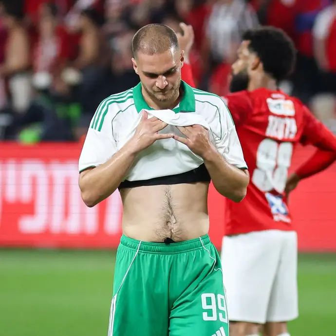 ג'ורג'ה יובאנוביץ' שחקן מכבי חיפה מאוכזב