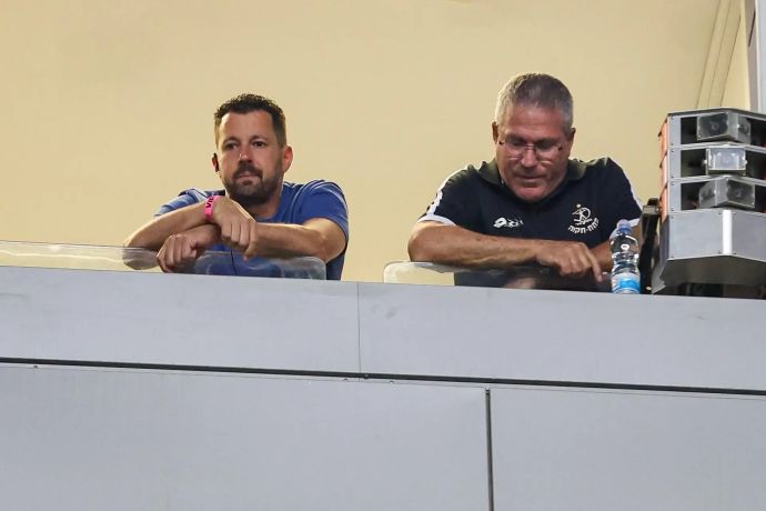 ניר לוין לצד עומר פרץ, הפועל פתח תקוה