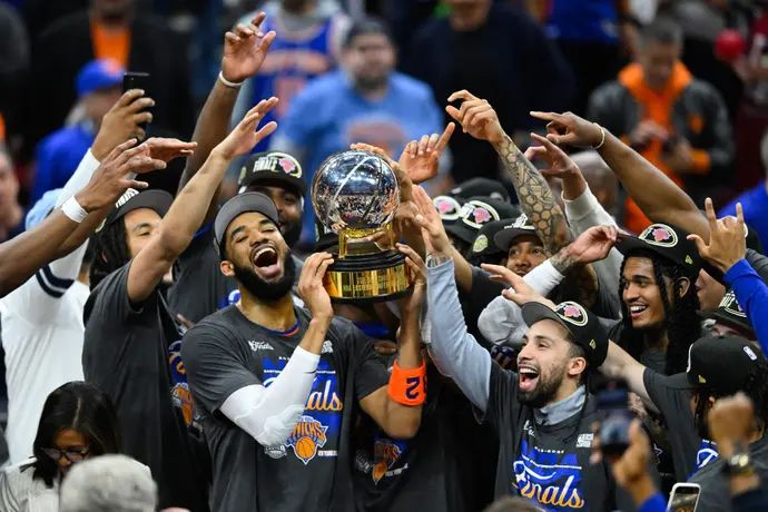 שחקני ניו יורק ניקס אחרי ההעפלה לגמר ה-NBA