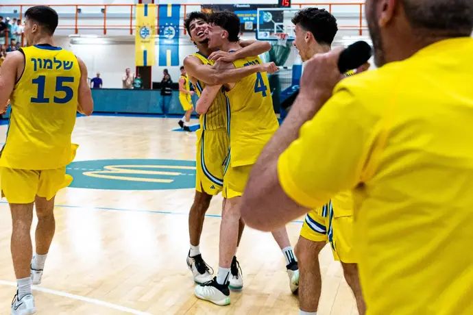 מכבי תל אביב כדורסל אלופת ליגת העל לנוער