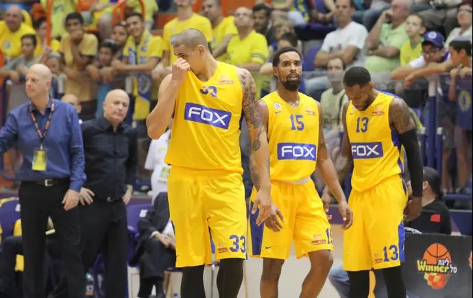 שחקני מכבי תל אביב מאיק צירבס, סילבן לנדסברג, סוני ווימס