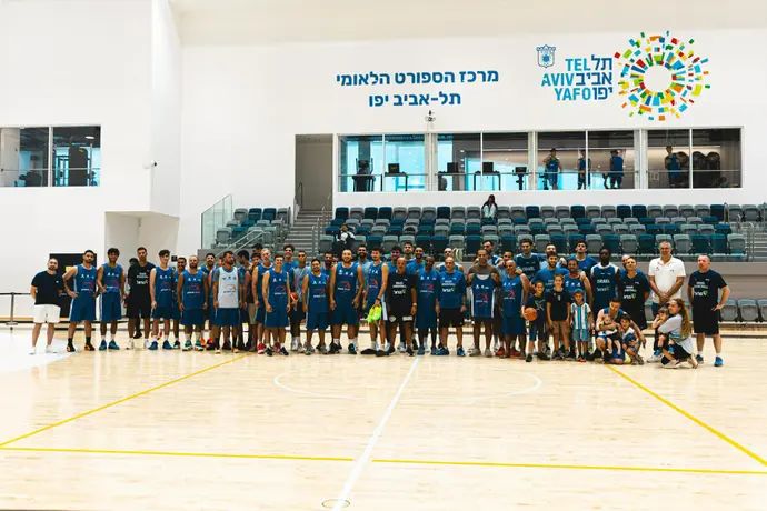 פצועי צה"ל וכוחות הביטחון המתמודדים עם פוסט טראומה התארחו באימון נבחרת ישראל