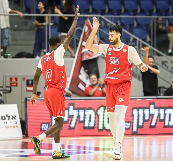נועם אביבי ולובל קאביל שחקני הפועל באר שבע