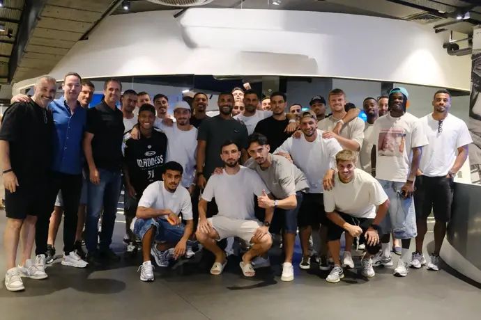 יום גיבוש של מכבי נתניה במרכז "הטייסת"