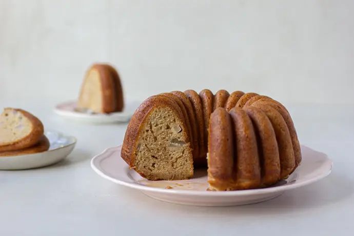 עוגת מייפל עם אגסים