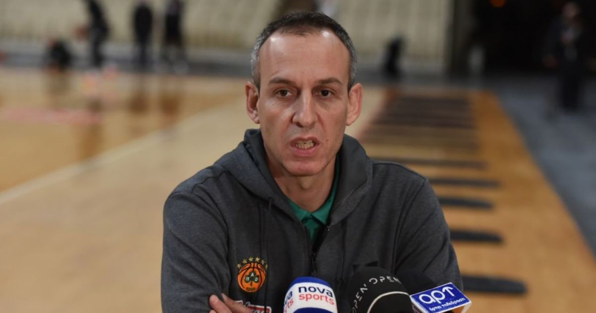 Oded Katash was introduced to Panathinaikos and delivered the debut training