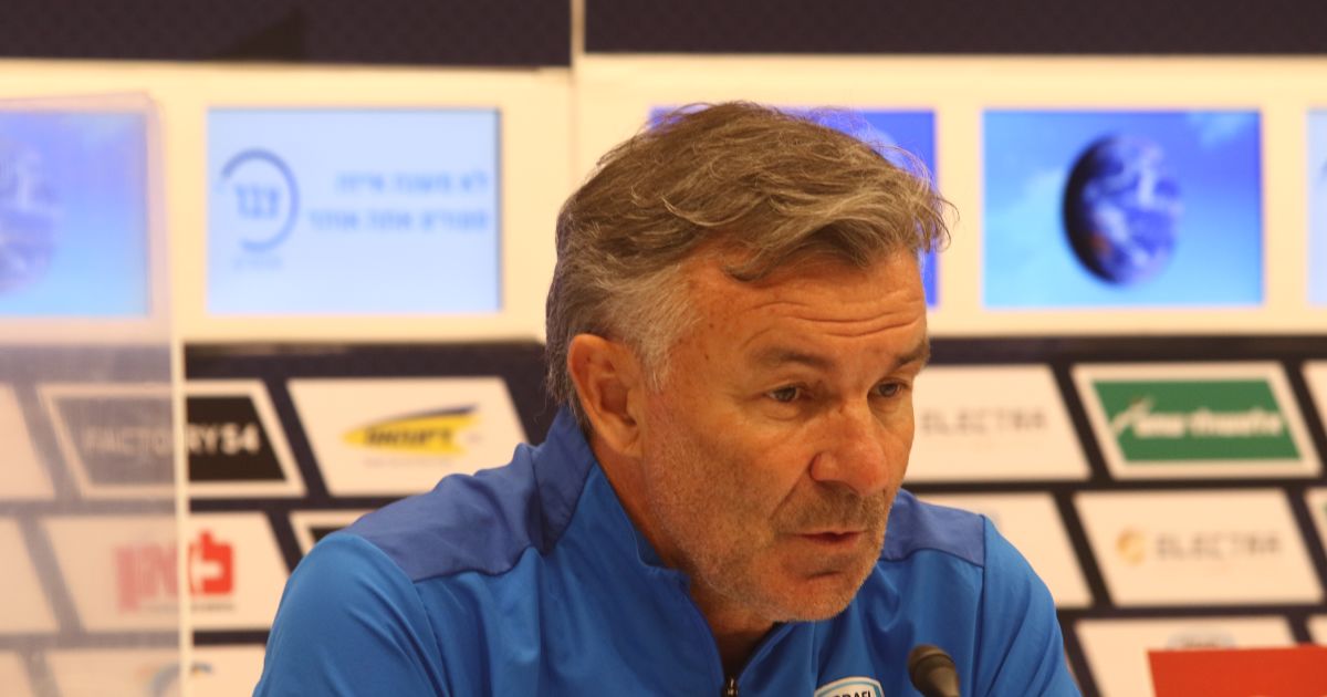 Israel national team: The press conference for Scotland