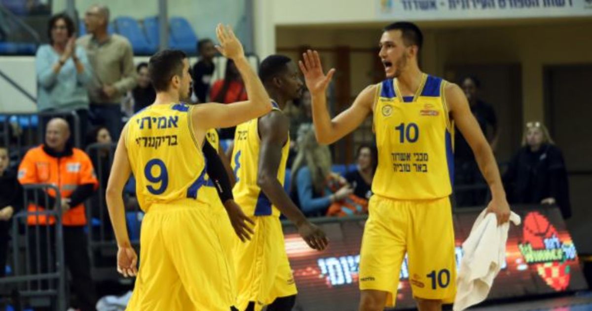 כדורסל: מכבי אשדוד הפתיעה את הפועל תל אביב 80:82 | ספורט 1