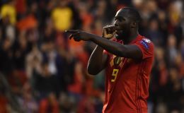 רומלו לוקאקו חוגג