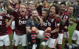 שחקני פלמנגו חוגגים