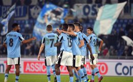 שחקני לאציו חוגגים