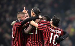 שחקני מילאן חוגגים