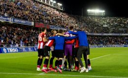 שחקני אתלטיק בילבאו חוגגים