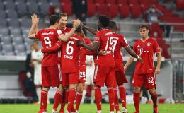 שחקני באיירן מינכן חוגגים