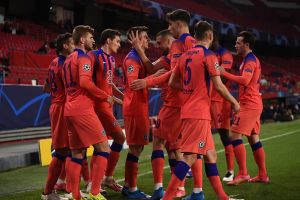 שחקני צ'לסי חוגגים