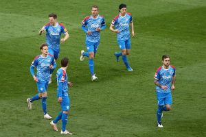 שחקני הולשטיין קיל חוגגים