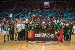 נבחרת ניגריה חוגגת זכייה באליפות אפריקה