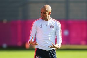 גווארדיולה עצבני באימון המסכם