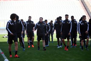 וילמוטס והחניכים באימון. טירוף בבלגיה