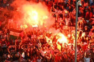 האוהדים לא נענו לפרובוקציה של אוהדי ביתר. אוהדי סכנין