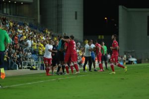 שחקני חיפה חוגגים. חזרו לנצח