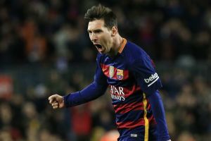 מסי חוגג שלושער מספר 25 בליגה הספרדית