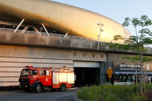 הכבאית שהגיעה בשל האזעקה