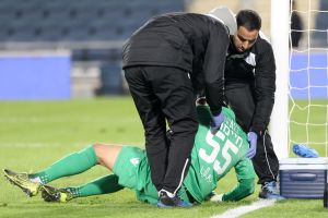 חיימוב ברגע הפציעה לפני חודשיים