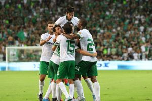 שחקני חיפה בטירוף. סוף סוף