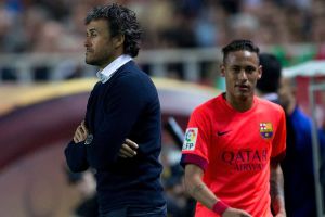 ניימאר ואנריקה במשחק מול סביליה. ההדורים יושרו