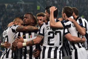 שחקני יובה חוגגים. חזרו לטופ של אירופה