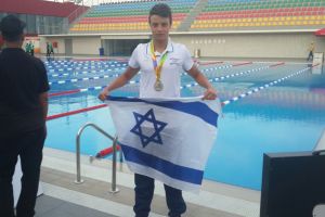 פרנקל והמדליה. חלק את המקום השני עם שחיין רוסי