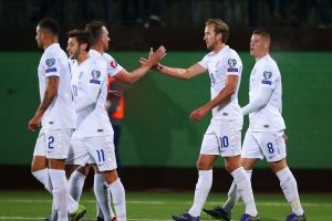 שחקני אנגליה חוגגים קמפיין מושלם