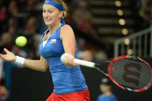 קביטובה. פתחה את הגמר ברגל ימין