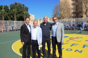 ג'ורדי קרויף ושמעון לנקרי בטקס