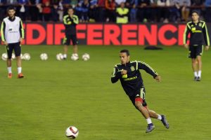 טיאגו באימון המסכם. חזר ללה רוחה