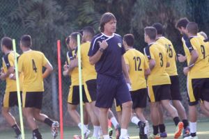 דראפיץ' באימון הבכורה בבירה