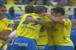 שחקני לאס פלמאס חוגגים