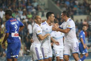 מכבי תא חוגגת ניצחון במושבה